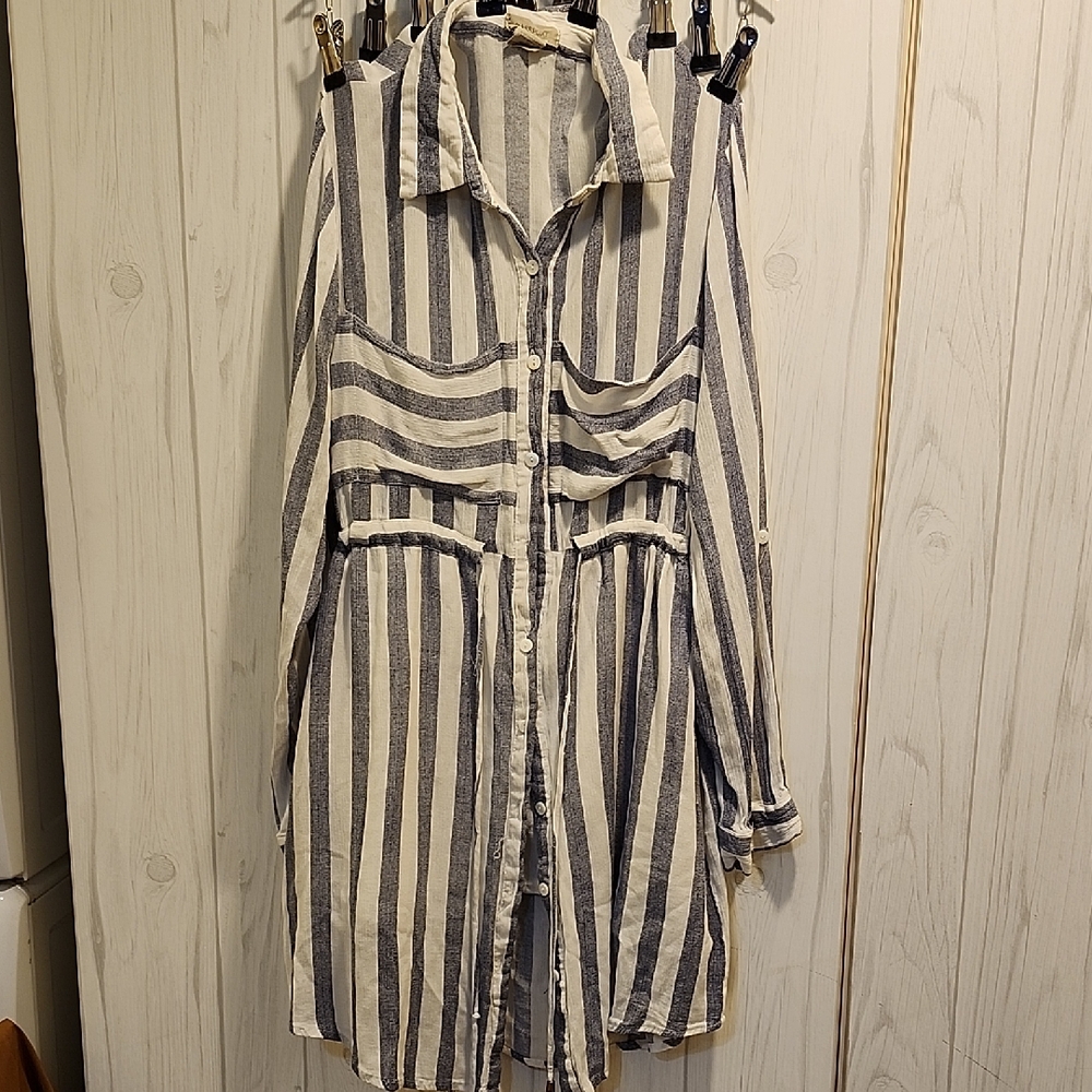 Passport Striped Black and White Dress
